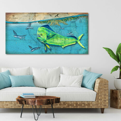 Mahi Chart Eddie Forbes Art