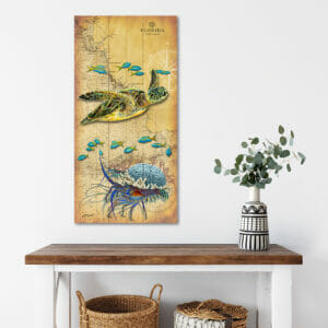 Turtle Lobster Chart_RUSTIC_NAPLES 11x24 900x900