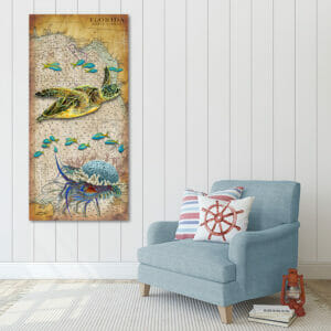 Turtle Lobster Chart_RUSTIC_PANHANDLE 11x24 900x900