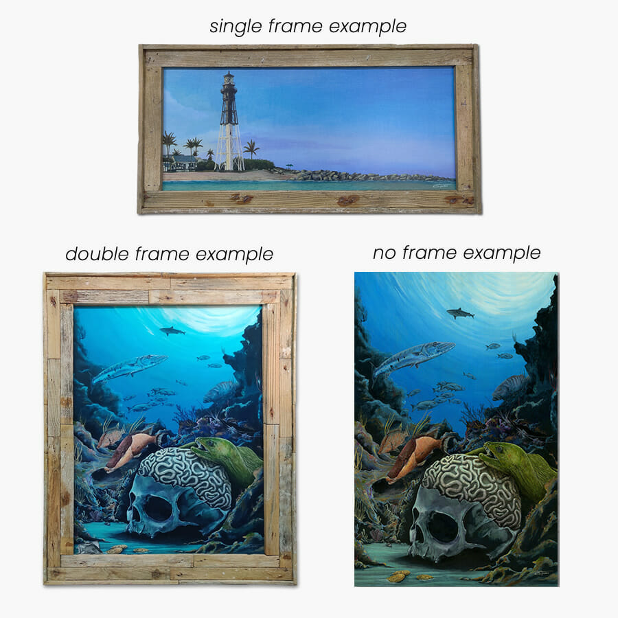 Wood Print Frames